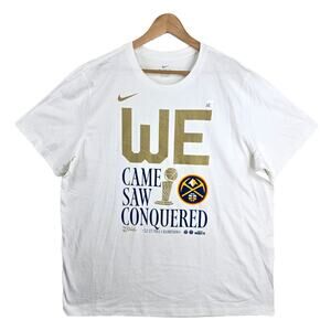 Nike Denver Nuggets 2023 NBA Finals Champions Celebration Parade Shirt XXL